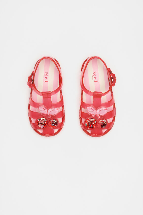 Mini Glitter Cherry Jelly  Strawberry Red  hi-res