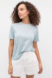 Linen Neat Tee  Bluebell  hi-res