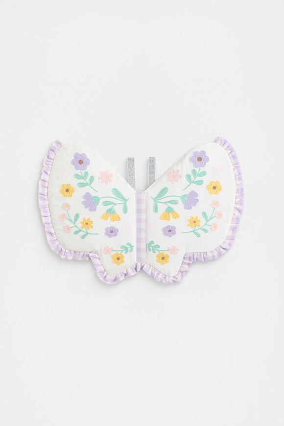 Embroidered Butterfly Wings  Multi  hi-res