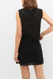 Crochet Knit Tank  Black  hi-res