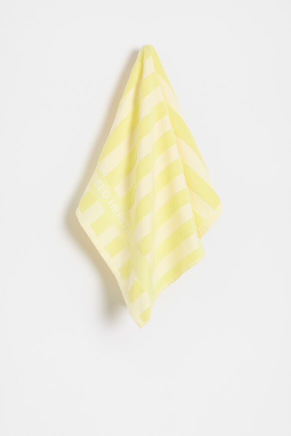 Seed Logo Tea Towel  Lemongrass  hi-res