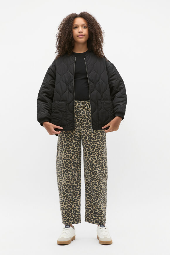 Quilted Jacket  Black  hi-res