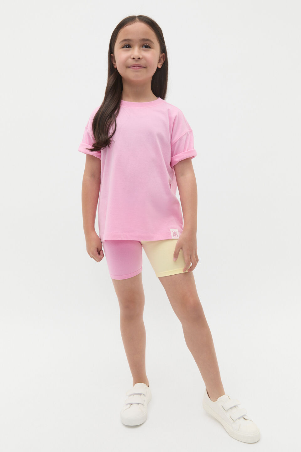 Colour Block Bike Short  Multi