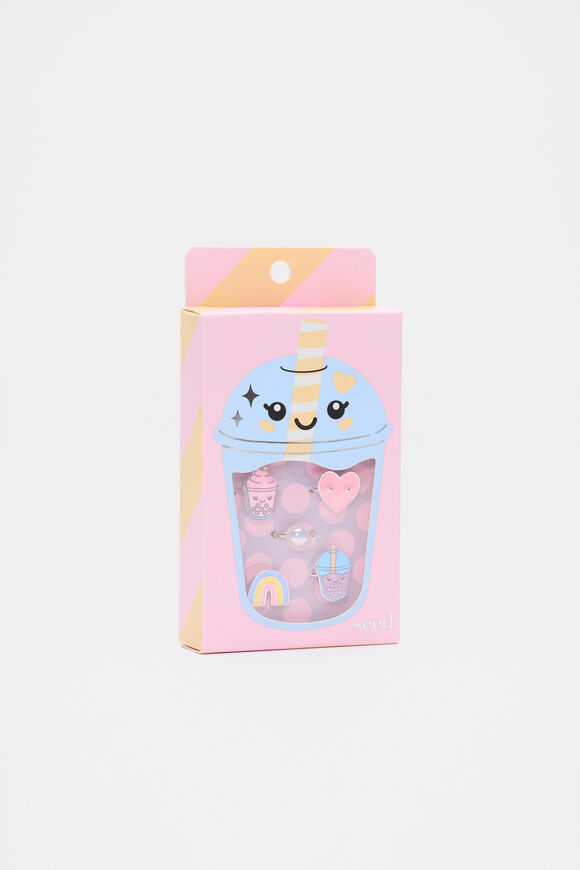 Bubble Tea Ring Box  Multi  hi-res