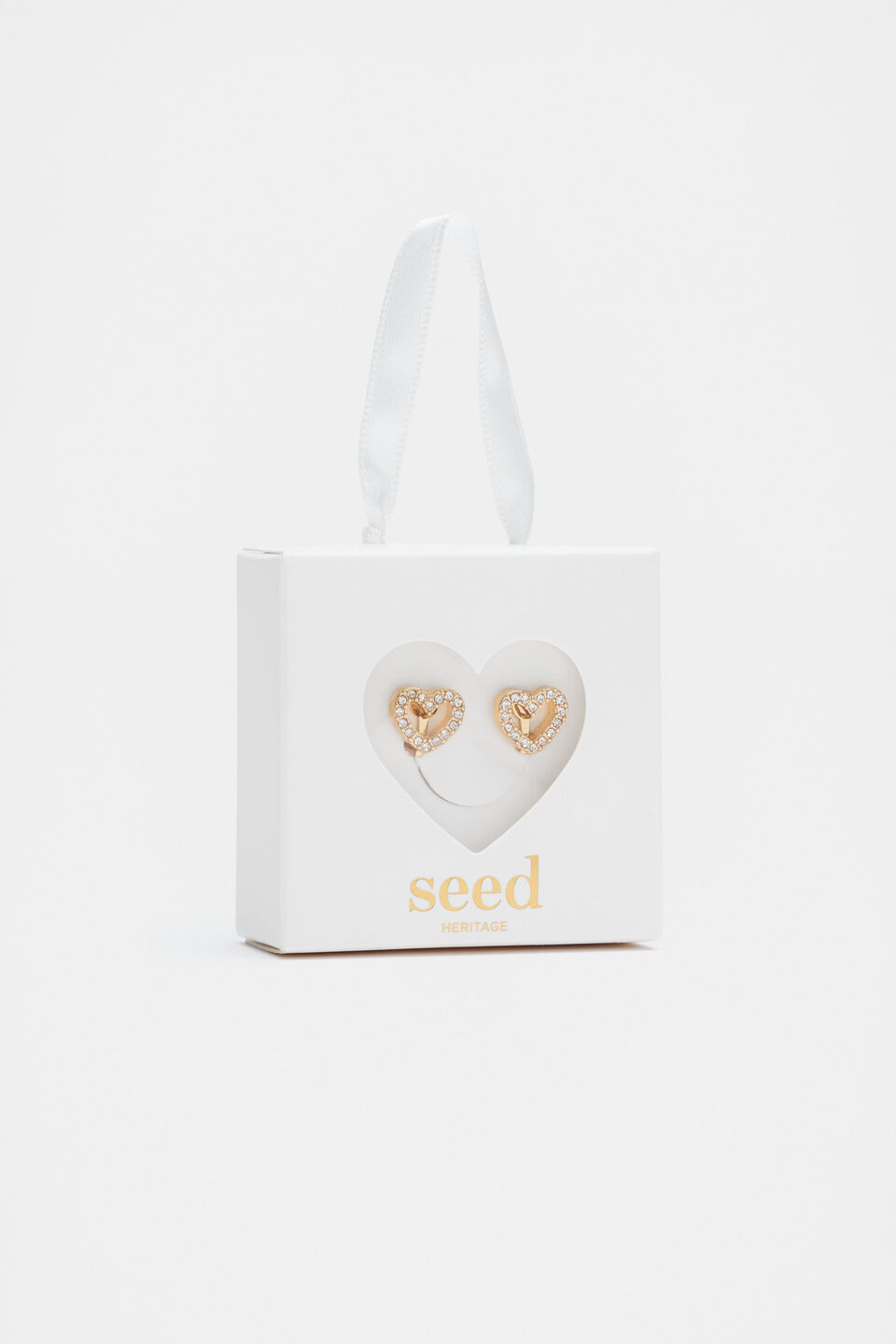 Initial Clip On Earings  Heart