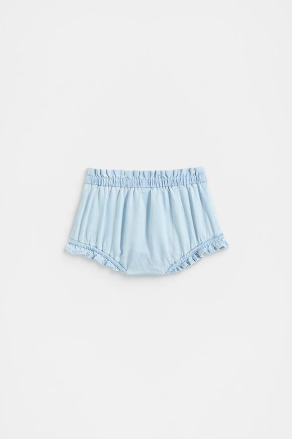 Scallop Pocket Bloomer  Powder Blue Wash  hi-res