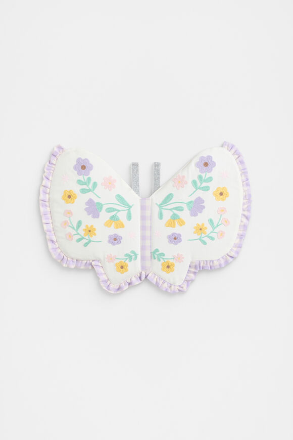 Embroidered Butterfly Wings  Multi  hi-res
