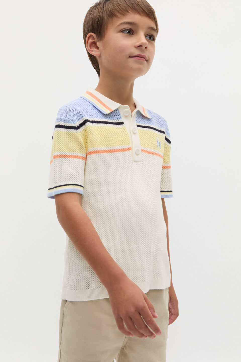 Knit Sports Polo  Canvas