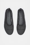 Parker Open Weave Ballet Flat  Black  hi-res