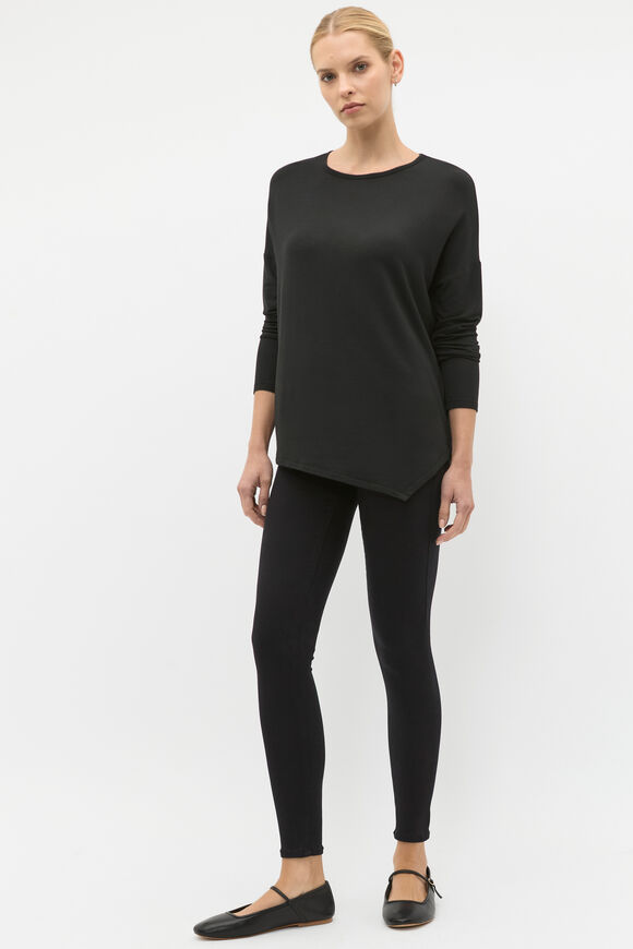 Core Asymmetrical Top  Black  hi-res