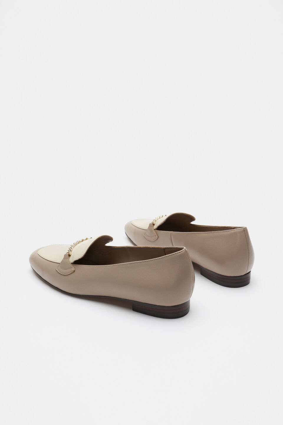Portia Two Tone Loafer  Cookie Oat