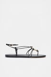 Etta Ring Detail Sandal  Black  hi-res