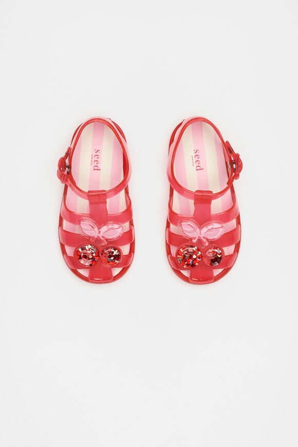 Mini Glitter Cherry Jelly  Strawberry Red  hi-res