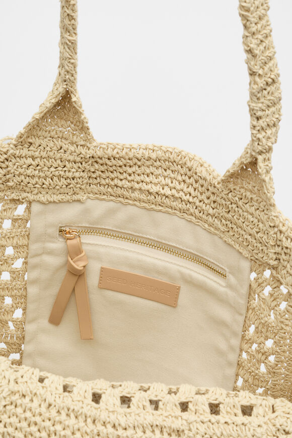 Woven Tote  Natural  hi-res