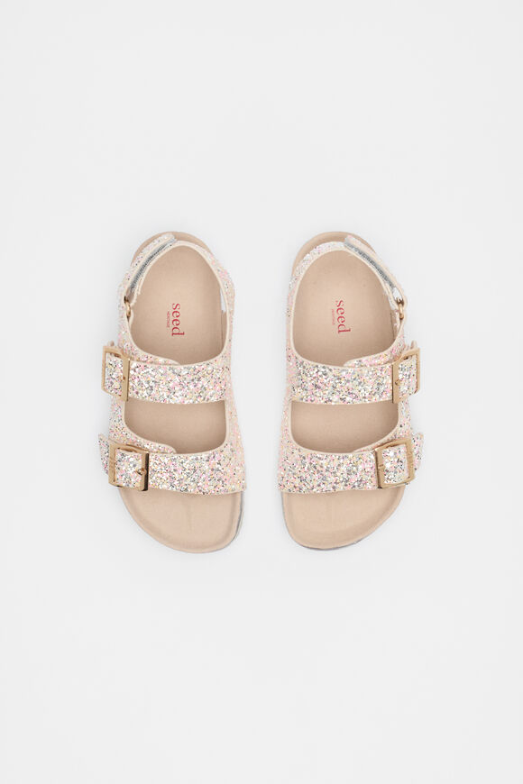 Twin Buckle Slide  Glitter  hi-res