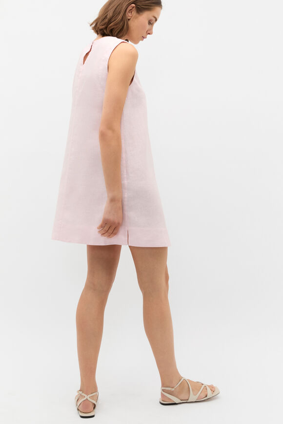 Linen A Line Mini Dress  Primrose  hi-res