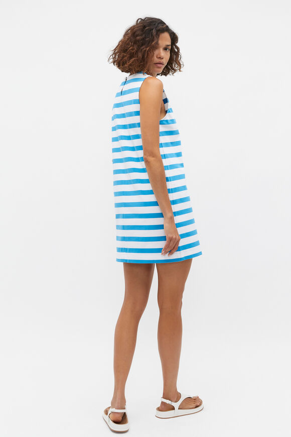 Jersey Mini Shift Dress  Amalfi Stripe  hi-res