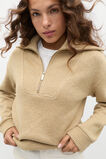 Textured Twist Sweat  Cashew Twist  hi-res