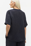 Textured Satin Tee  Twilight Blue  hi-res