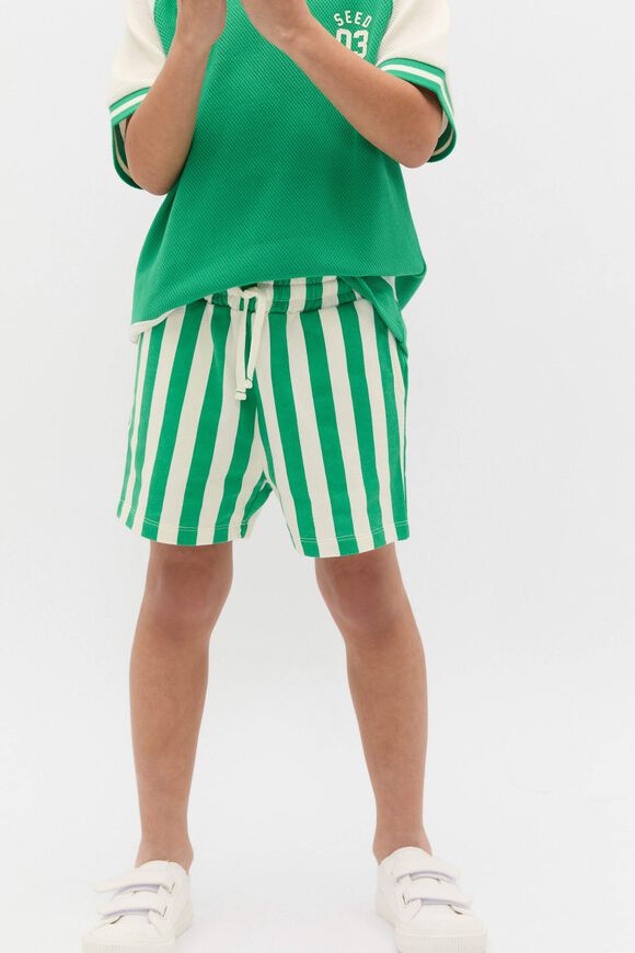 Core Stripe Track Short  Denver Green  hi-res