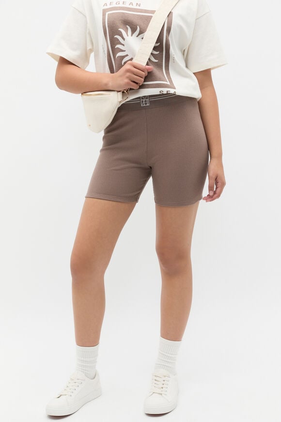 Core Logo Bike Short  Mushroom  hi-res