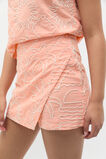 Embroidered Skort  Peach  hi-res