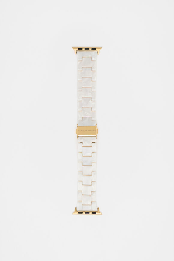 Resin Smart Watch Band  Ivory  hi-res