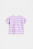 Striped Terry Tee  Soft Lilac  hi-res