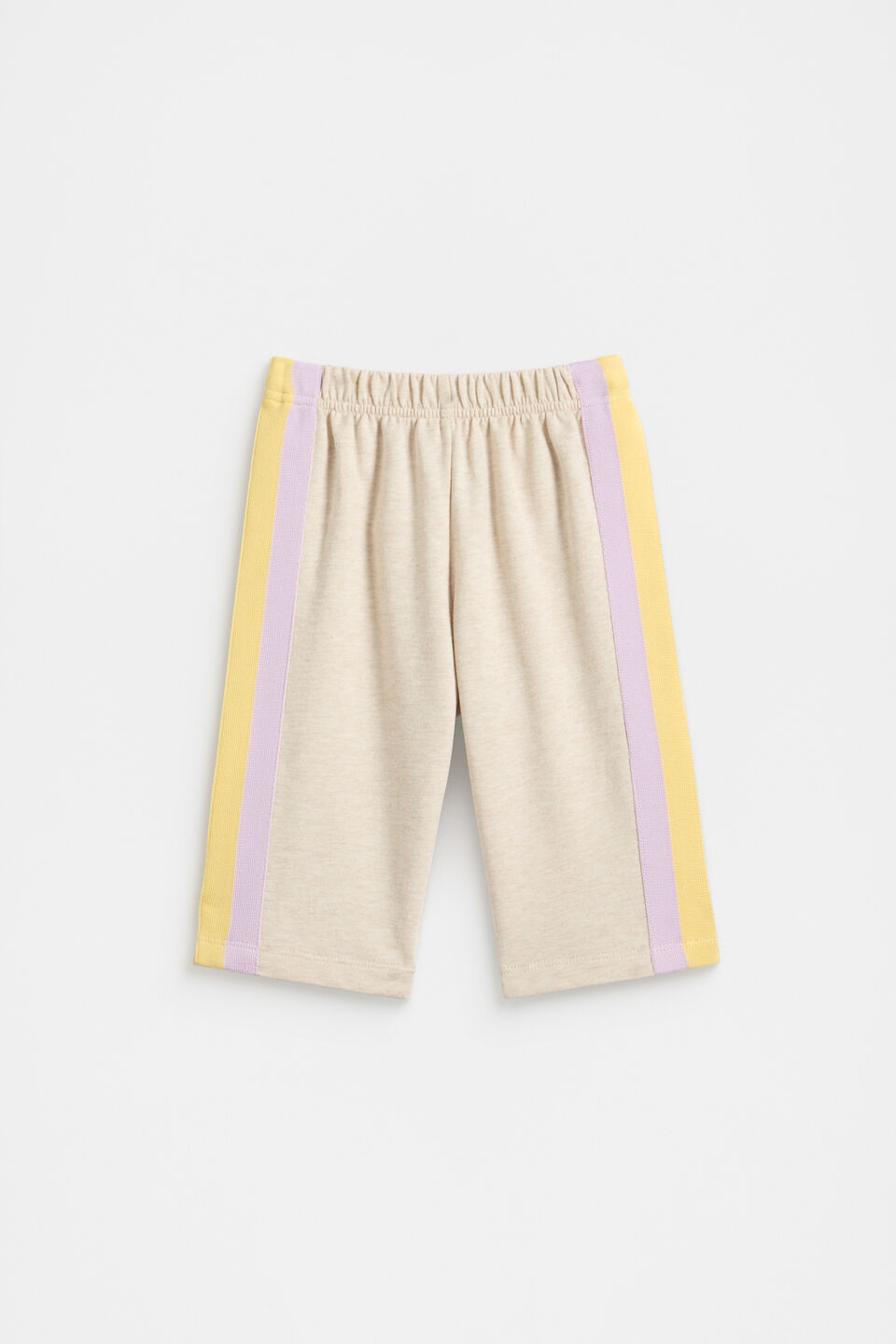 Side Stripe Track Pant  Oat Marle