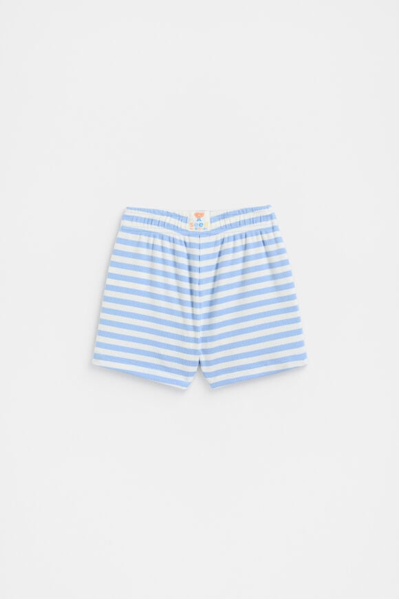 Loose Fit Rib Short  Luna Blue  hi-res