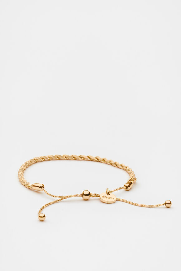 Fine Rope Bracelet  Gold  hi-res