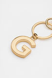 Gold Initials Keyring  G  hi-res