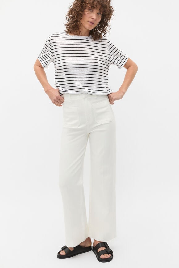 Core Wide Leg Pocket Jean  Cloud Cream  hi-res