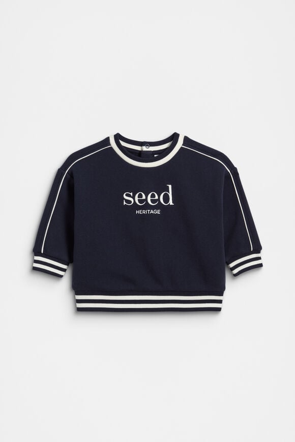 Core Logo Sweat  Midnight Blue  hi-res