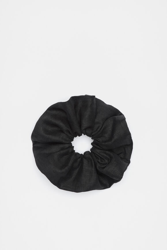 Large Scrunchie  Black  hi-res