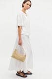 Raffia Shoulder Bag  Cream  hi-res