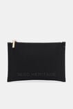 Knit Zip Purse  Black  hi-res