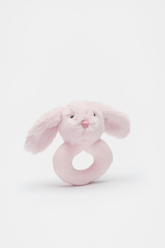 Bunny Rattle  Pink  hi-res