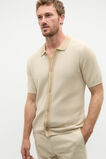 Knit Resort Shirt  Cool Stone  hi-res