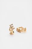 Initial Clip On Earings  E  hi-res