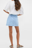 Denim Welt Pocket Mini Skirt  Glacial Blue Wash  hi-res