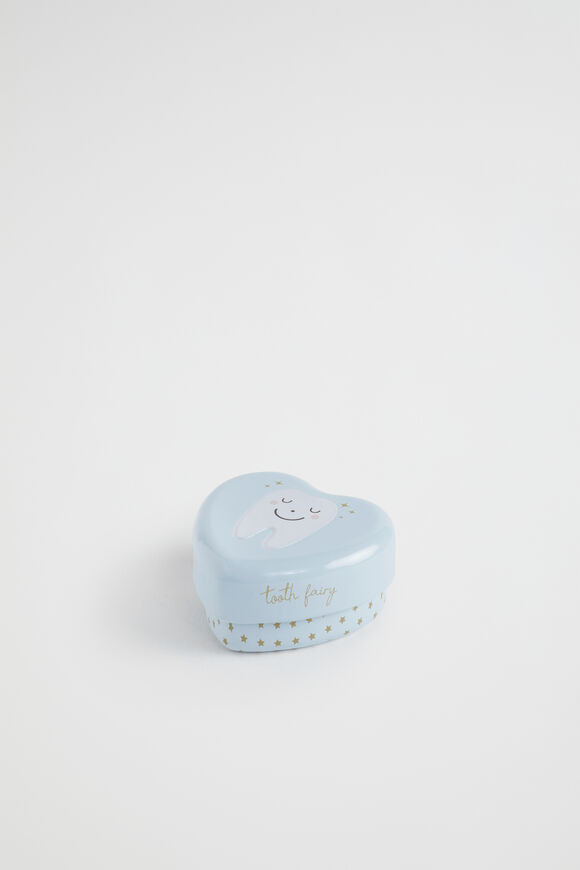 Tooth Box Tin  Blue  hi-res