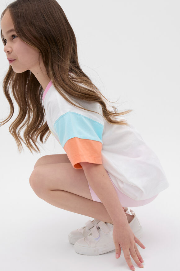 Logo Panelled Tee  Canvas  hi-res