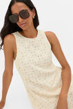 Tile Embroidery Top  Coconut Cream  hi-res
