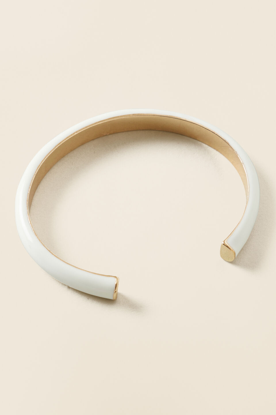 Enamel Cuff  Oat