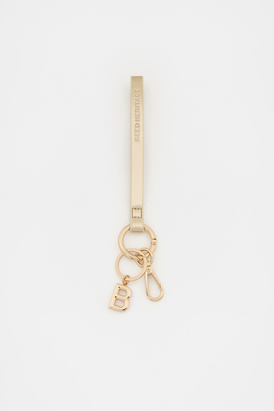 Pale Gold Wrist Letter Strap  B