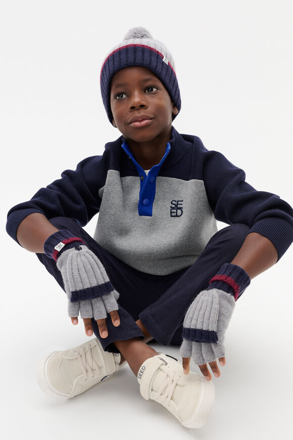 Colourblock Beanie  Multi  hi-res