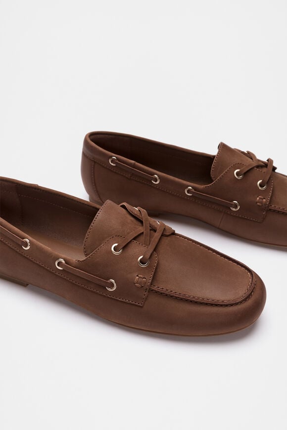 Rosa Boat Shoe  Deep Tan  hi-res