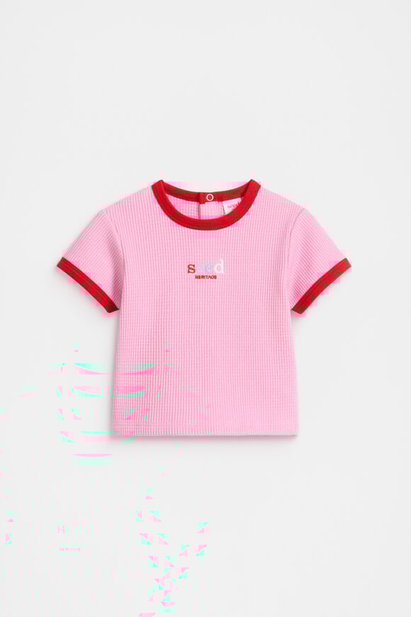 Waffle Logo Tee  Candy Pink  hi-res