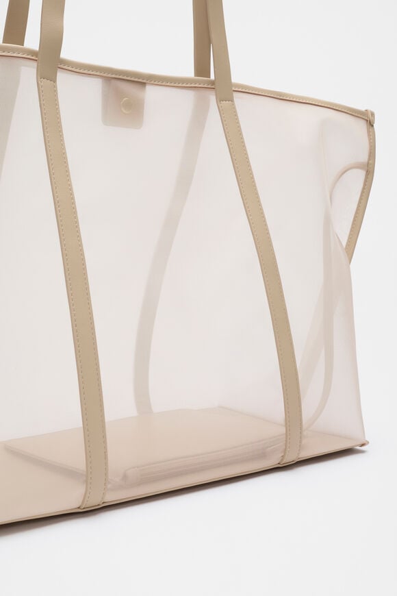 Mesh Tote  Iced Latte  hi-res